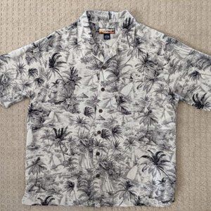 Men's Large Hawaiian Shirt w/Pocket (A156)